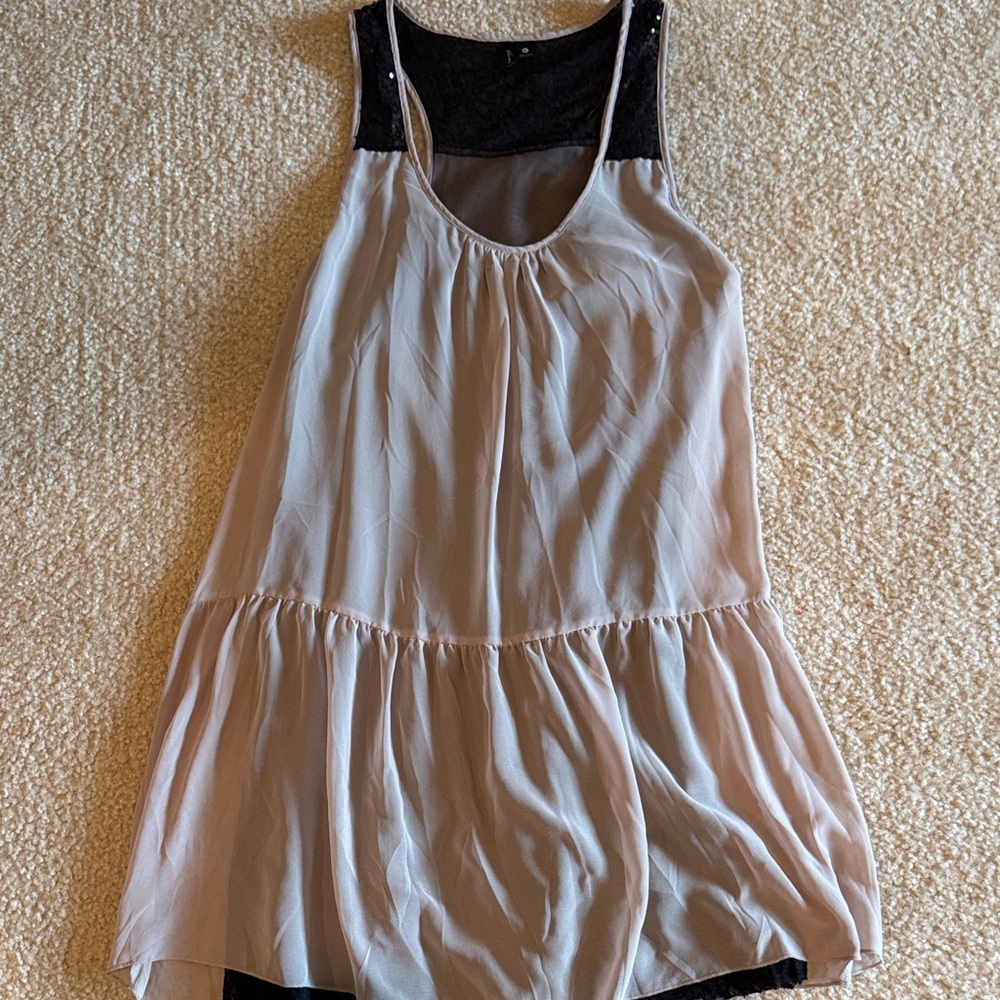 Kenzie Cream Sleeveless Blouse with Black Lace
